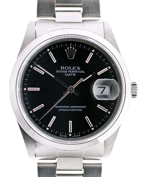 gents steel rolex oyster perpetual date 15200|vintage rolex oyster reference.